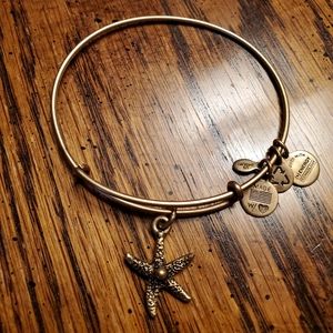 Alex and Ani Gold Starfish Bracelet